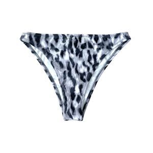 NORMA KAMALI EUC Luca bikini bottom in Snow Leopard Size M